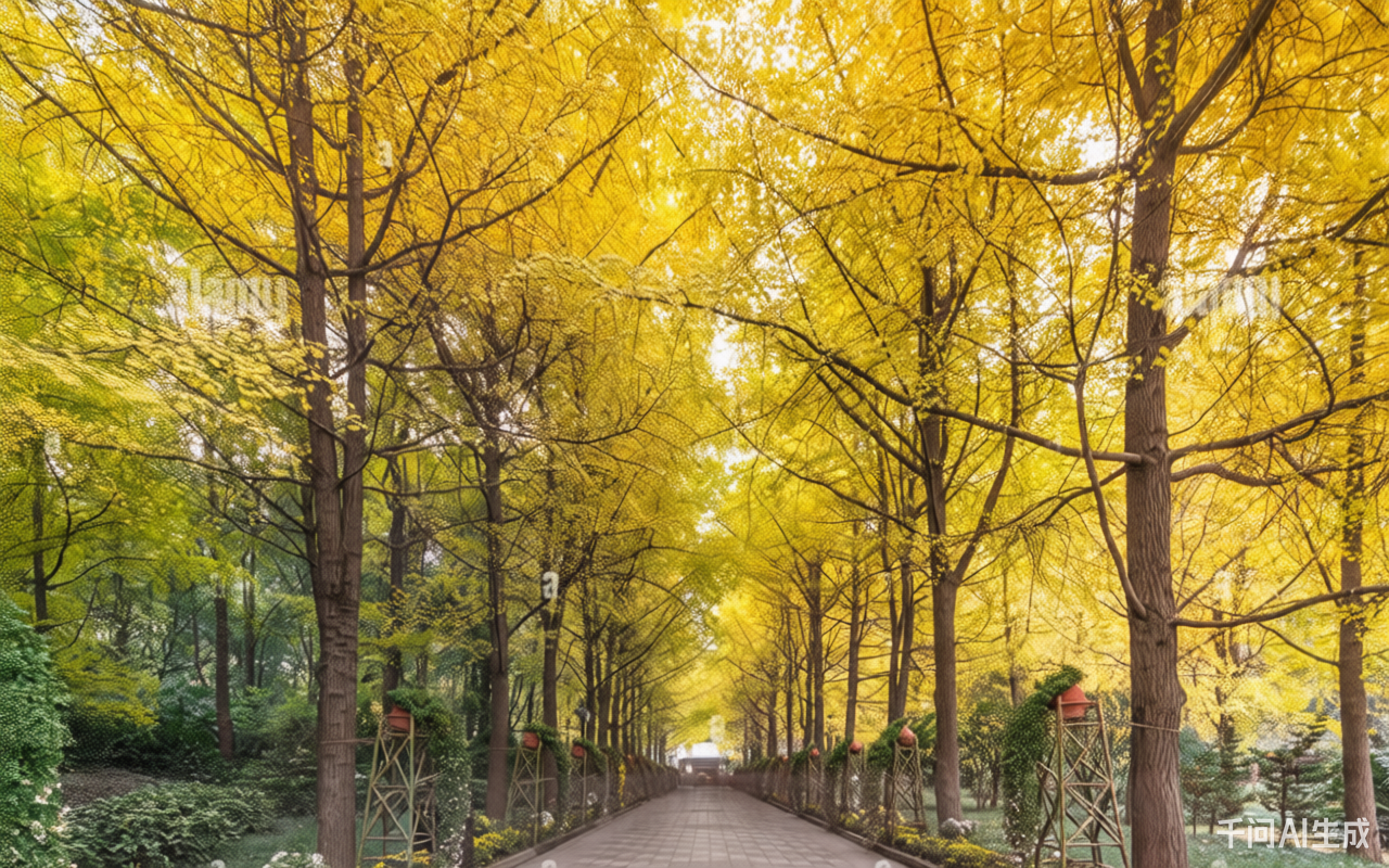 Ginkgo trees in chengdu